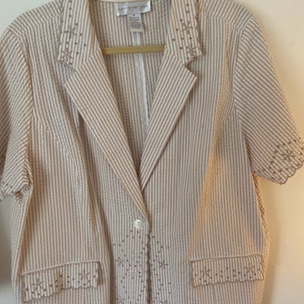 Classic Seersucker Shorts Set